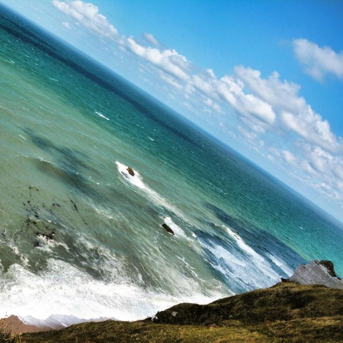 Marie Hubert, Etretat.